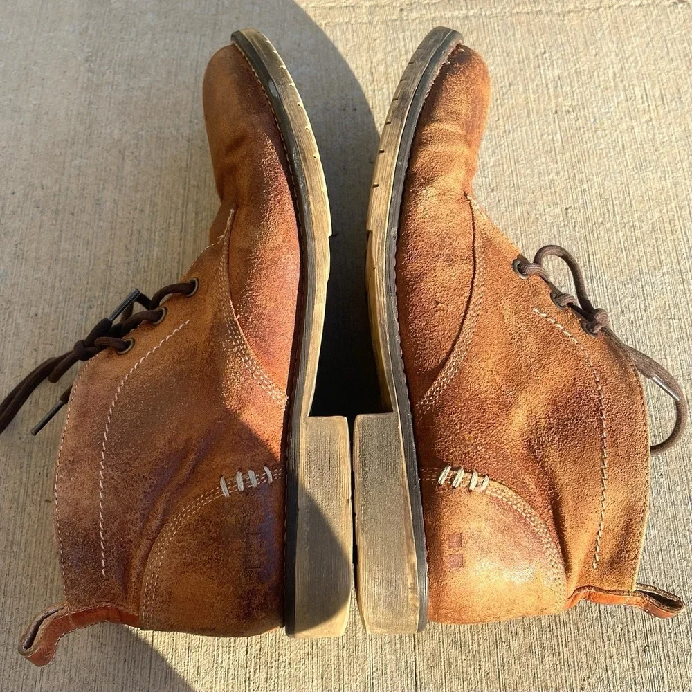 Bed Stu Men's Brown Leather Chukka Boots 9.5 Made In USA